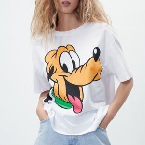 ZARA PLUTO DISNEY MICKEY MOUSE TSHIRT